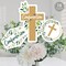 Big Dot of Happiness Confirmation Elegant Cross - Religious Party Centerpiece Sticks - Table Toppers - Set of 15